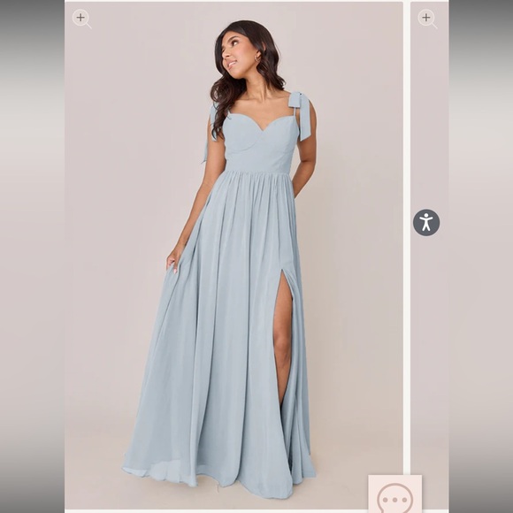 Revelry Dresses & Skirts - Revelry Serenity Chiffon Dress in Color Love is in the Air